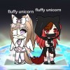 fluffy unicorn